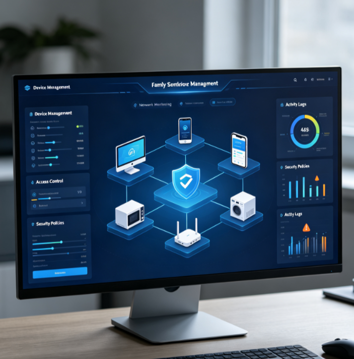 Home Network Security Management Software Development